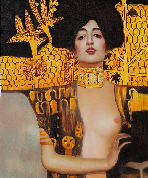 Judith Klimt I Yellow - Gustav Klimt Paintings